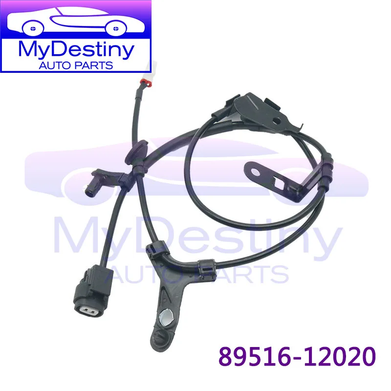 Rear Left ABS Wheel Speed Sensor for Toyota Matrix Corolla 4 Cyl 1.8L 2003-2008 Engine 1ZZFE 2ZZGE New 89516-02040 89516-12020