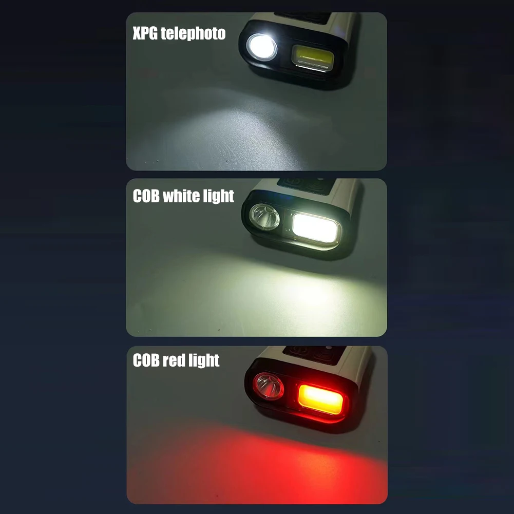 Rechargeable COB LED Caps Clip Lights Multifunctional Hat Light Flashlight Smart Wave Sensing for Camping Night Cycling Running