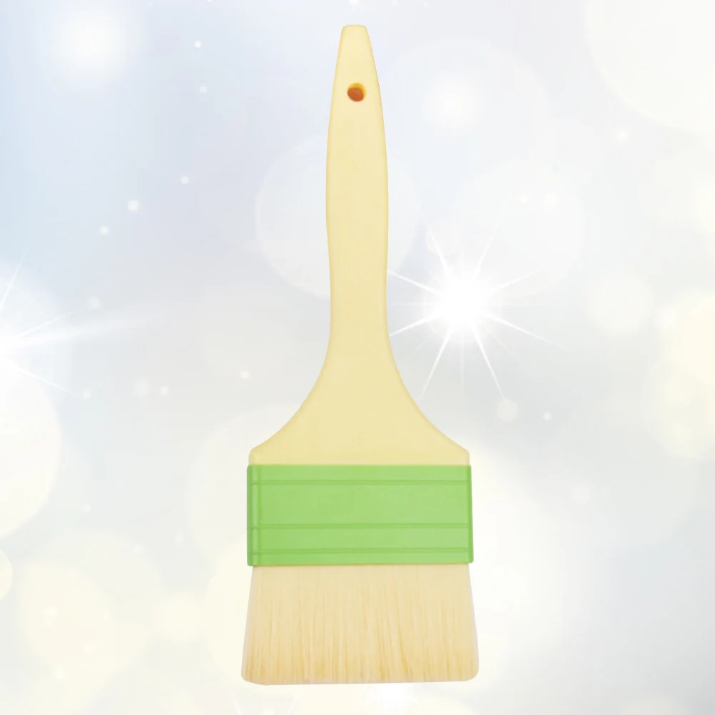 

1pc Baking Brushes Heat Resistant Plastic Handle Bbq Basting Brush For Grilling Roasting Cake Large Kitchen Tool