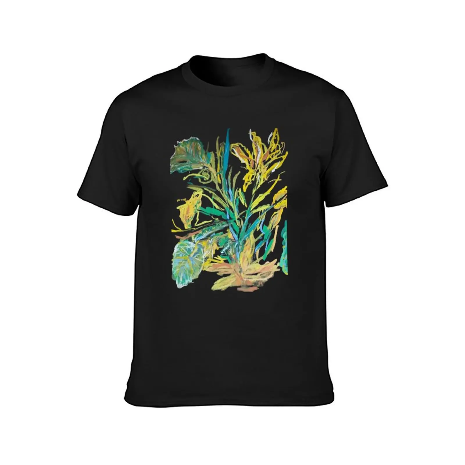 Abstract zucchini, drawn by Joanna Bazan T-Shirt aesthetic clothes oversizeds tops men clothing