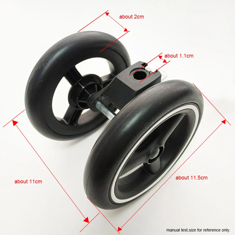 Buggy Wheel For GB Pocket Car Double Row Front Wheel Compatible Goodbaby Pockit 2S 3S 3Q Series Pushchair Stroller Accessories