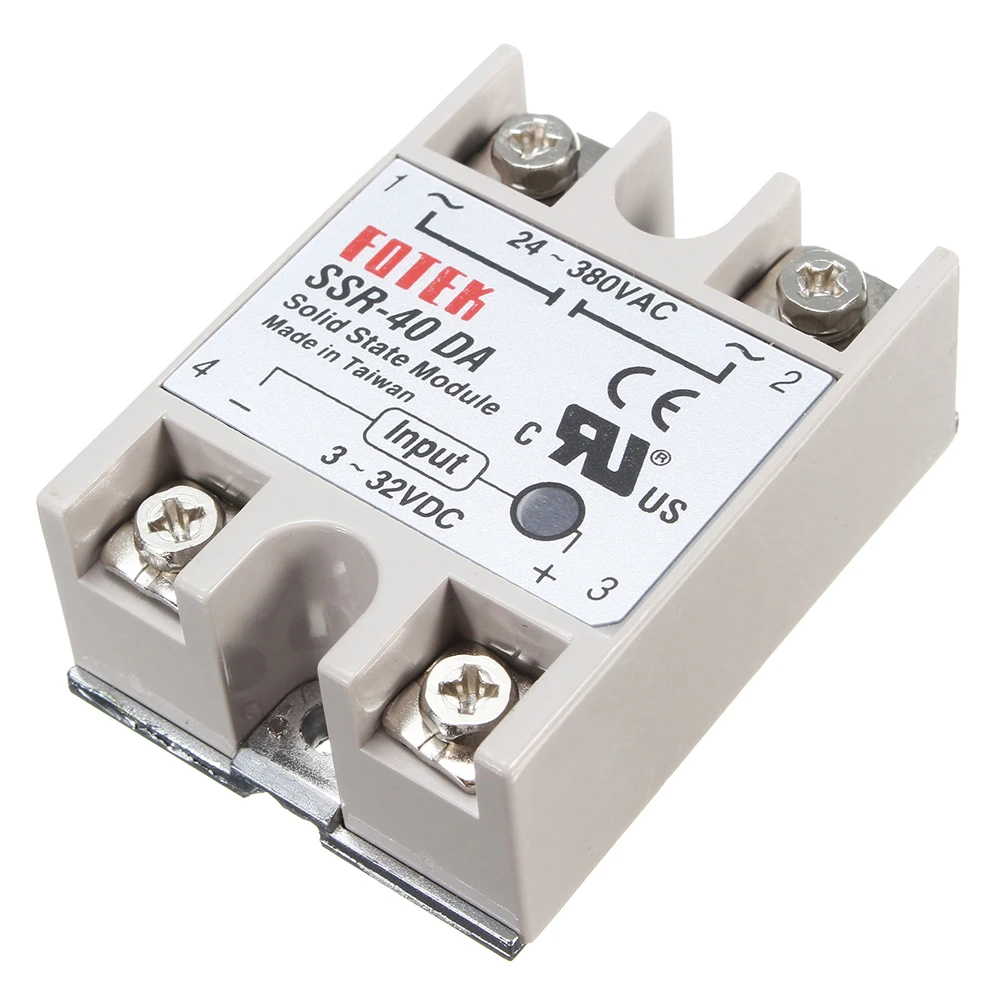 Digital LCD PID REX-C100 Temperature Controller Set + K Thermocouple + Max.40A SSR