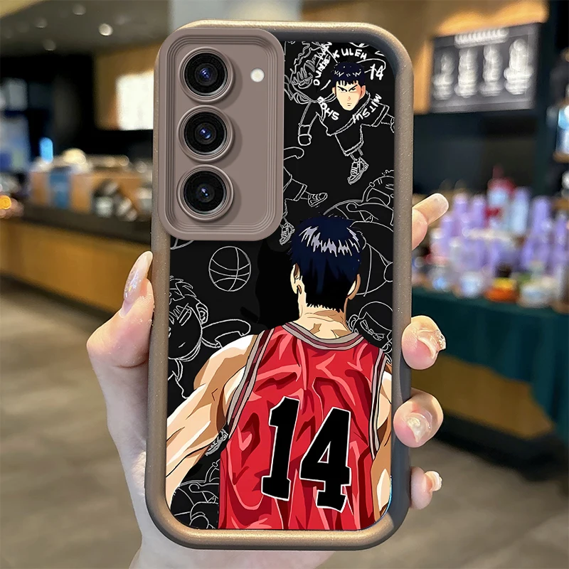 Slam Dunk Anime TPU Phone Case for Samsung Galaxy A35 A34 A33 A32 5G A31 A30 A24 A23 A22 A16 A12 A06 A03 M55 Non-Slip Phone Case