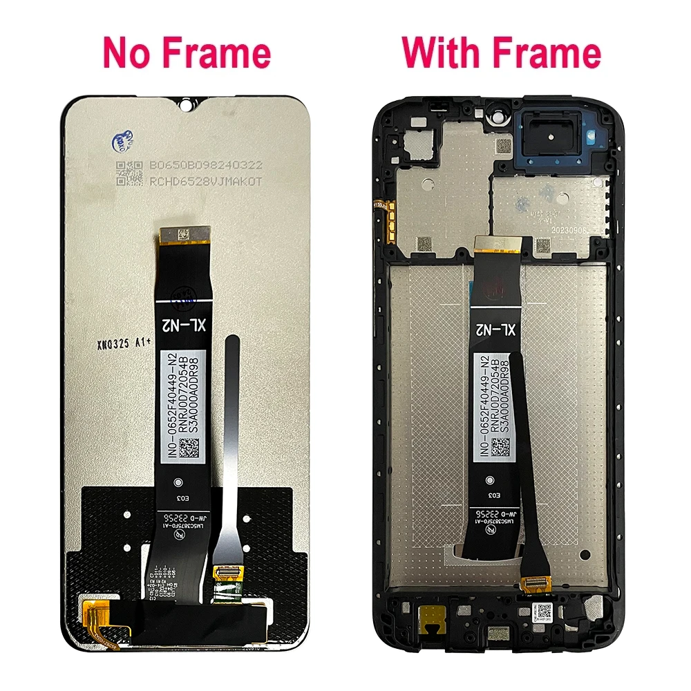 6.52\'\' Original A2Plus Screen For Xiaomi Redmi A2+ LCD Touch Screen Digitizer Assembly For RedmiA2 Display With Frame