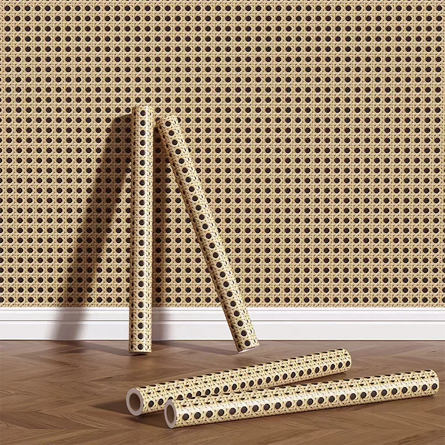 ورق حائط شبكي على شكل قرص العسل الصيني مع ملصقات حائط لخلفية فاخرة على الطراز القديم يمكنك صنعها بنفسك