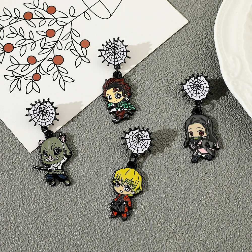 Creative Exquisite Cartoon Anime Series Enamel Brooch Charm Hat Jacket Brooch Accessories Jewelry Gift Suitable Giving to Fans