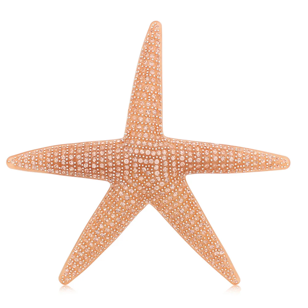 Luxury A Paris French Design Hair Clip Barrette for Women Girls Fine Starfish Hair Jewelry Ornament Accessory - Office Career