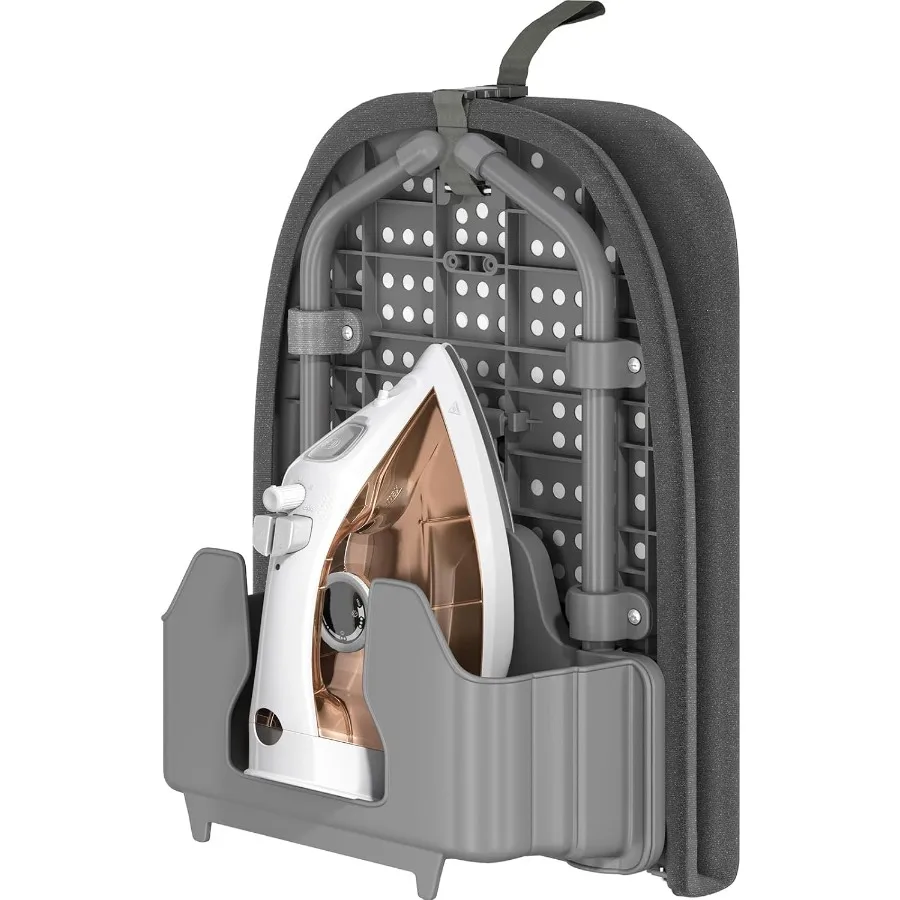 

Маленькая гладильная доска Kingboard с держателем для утюга Настольная железная доска с 2 термостойкими чехлами Портативный настольный гладильный кабан