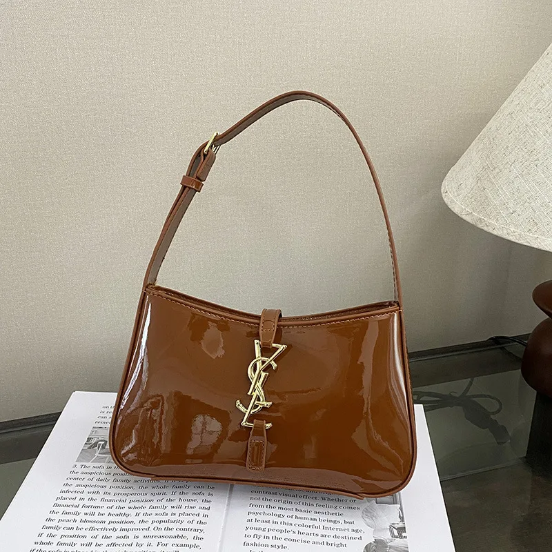 حقيبة تحت الإبط مستوحاة من المصمم للنساء 2025 محفظة كتف أنيقة متعددة الجيوب حقيبة كروس عصرية جمالية #6