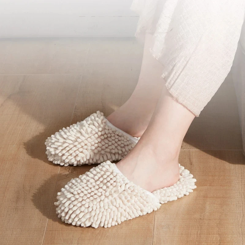 Multifunction Floor Dust Cleaning Slippers Shoes Lazy Mopping Shoes Mop Caps House Home Clean Cover Wipe Shoes Cleaning Tools