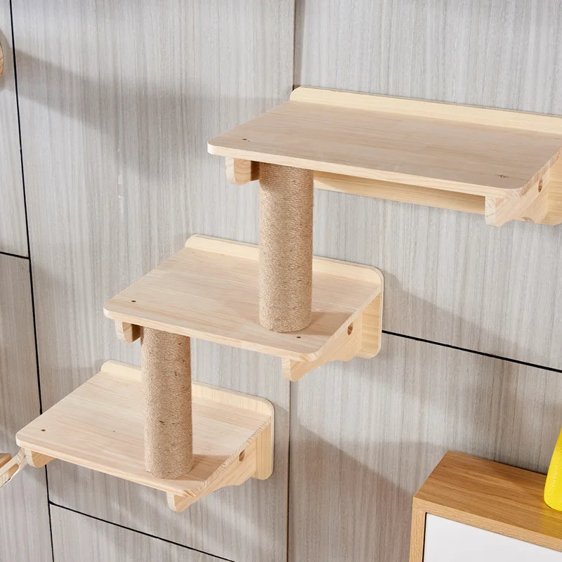 Cat villa climbing frame room toy pet nest wall hanging nest tree jumping platform