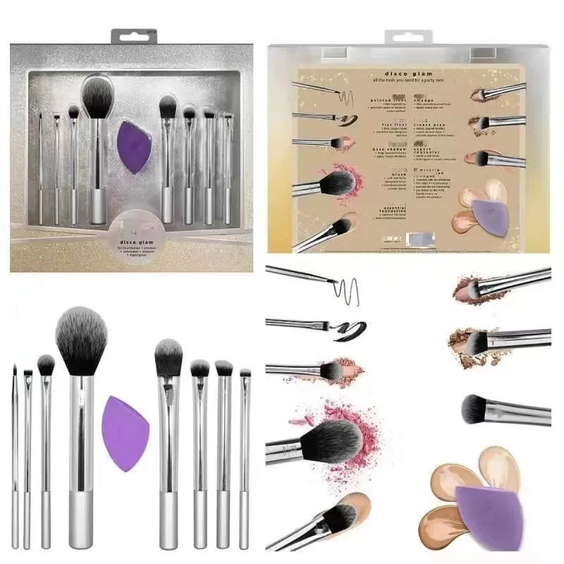 Make-Up Borstel Set Make-Up Ei Kerst Poeder Blusher Borstel Oogmake-Up Set Meisje Cadeau Zacht Haar Schoonheid Make-Up Accessoires