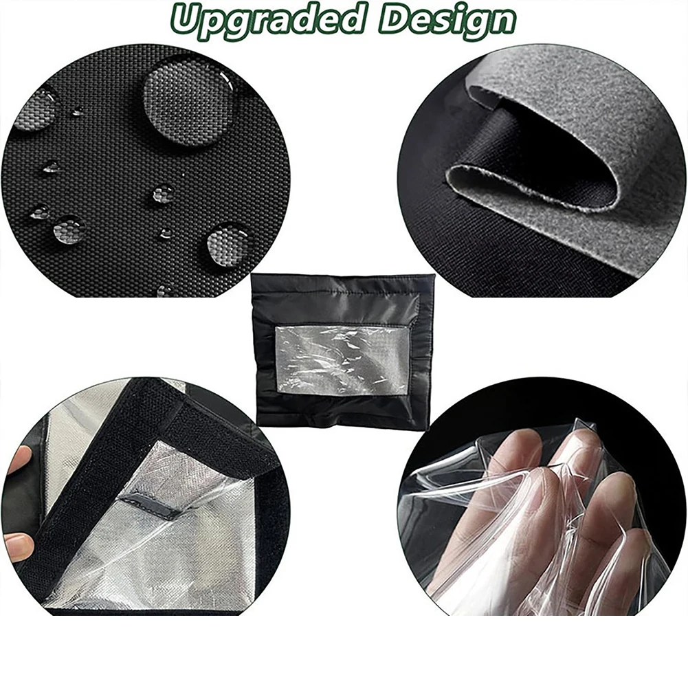 Watering Timer Cover for Hose Faucet with Transparent Window for Timer Monitoring Weatherproof Oxford Cloth Construction