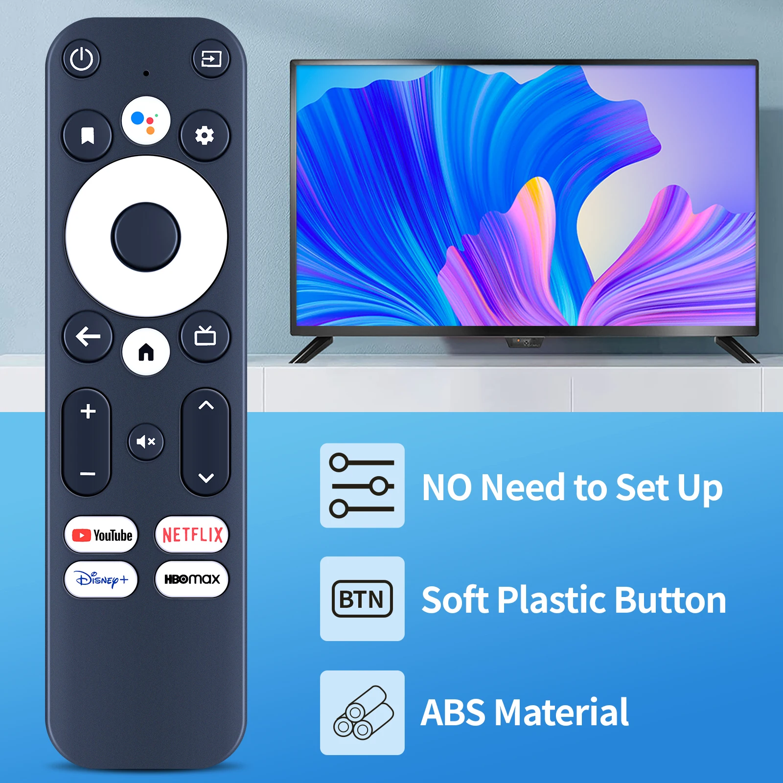 جهاز تحكم عن بعد صوتي جديد لـ Onn 100024646 100026240   Android TV 4K UHD Stick TV Box