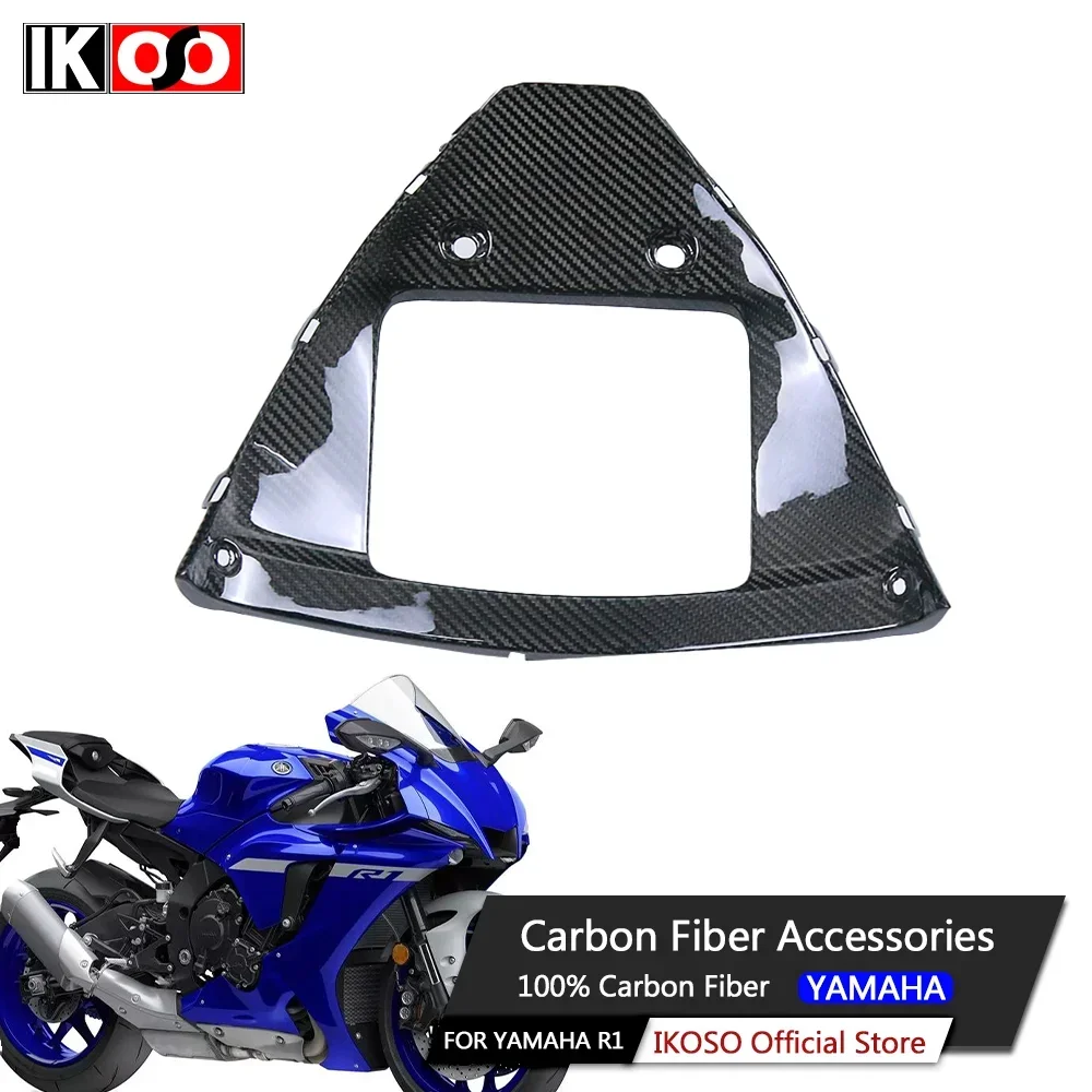 For Yamaha R1 R1M Carbon Fiber  V-Panel Radiator Guard 100% Full Dry Carbon Fiber Motorcycle Parts and Accessories 2020+