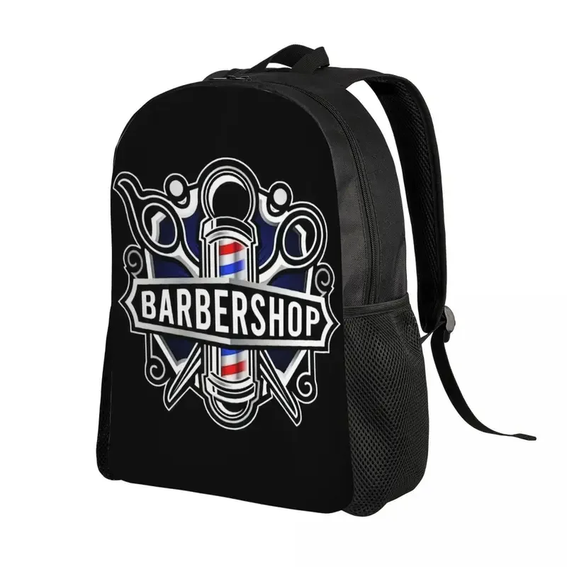 Barber shop sign laptop backpack men women fashion bookbag for school college student Barber bags