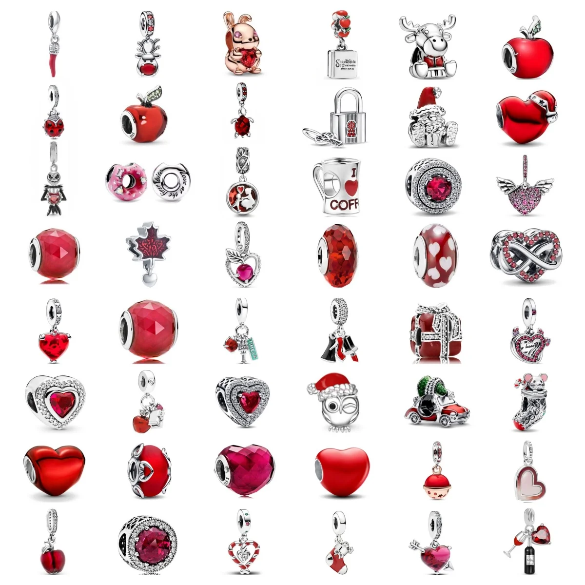 2024 925 banhado a prata presente de dia dos namorados para amantes pingente encantos pulseira original para mulheres diy moda jóias fazendo