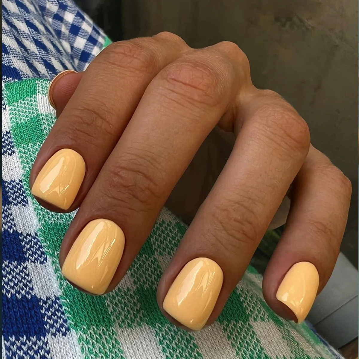 Uñas postizas cortas de cabeza cuadrada, 24 piezas, Color sólido, herramientas de manicura DIY extraíbles, para verano, novedad de 2023