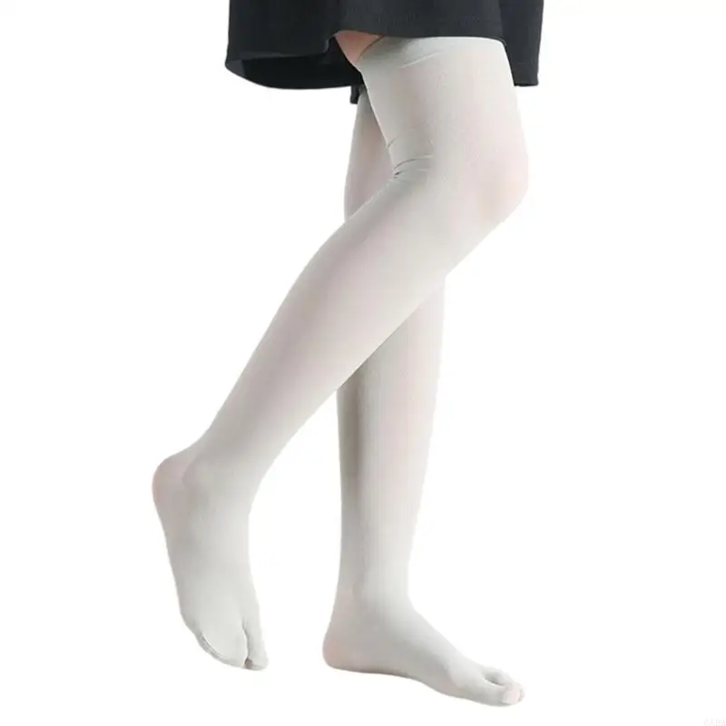 Vớ nữ kiểu dáng truyền thống Nhật Bản co giãn xẻ ngón thông thường trên đầu gối 6XDA