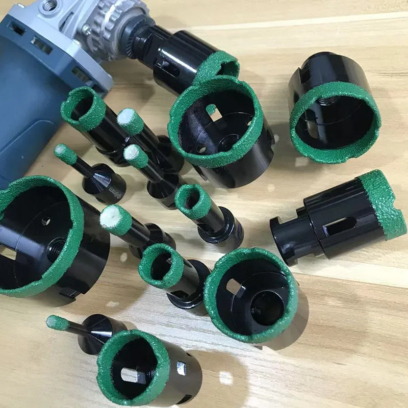 Foret à diamant brasé M14, 6-100mm, foret à diamant pour granit, carreaux de céramique, béton, céramique, outil de perçage pour carreaux vitrifiés, 1 pièce