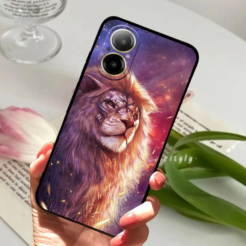 For Realme C67 Case animal Silicone Soft TPU Back Covers For Realme C 67 C67 4G Case Protective Catoon Funda RealmeC67 Shell
