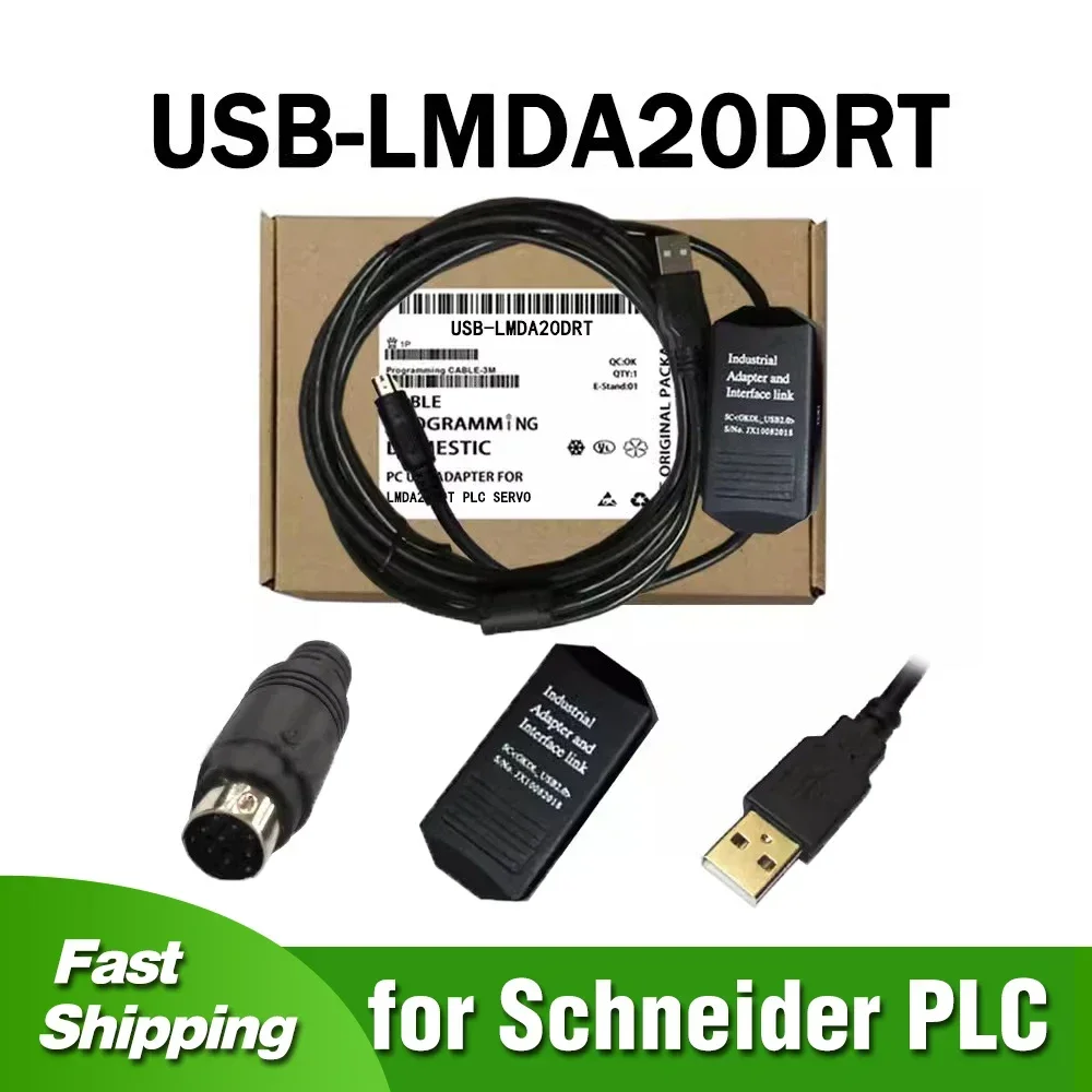 

LMDA20DRT for Schneider PLC Computer Programming Cable Download Debugging Program Communication Transmission Line