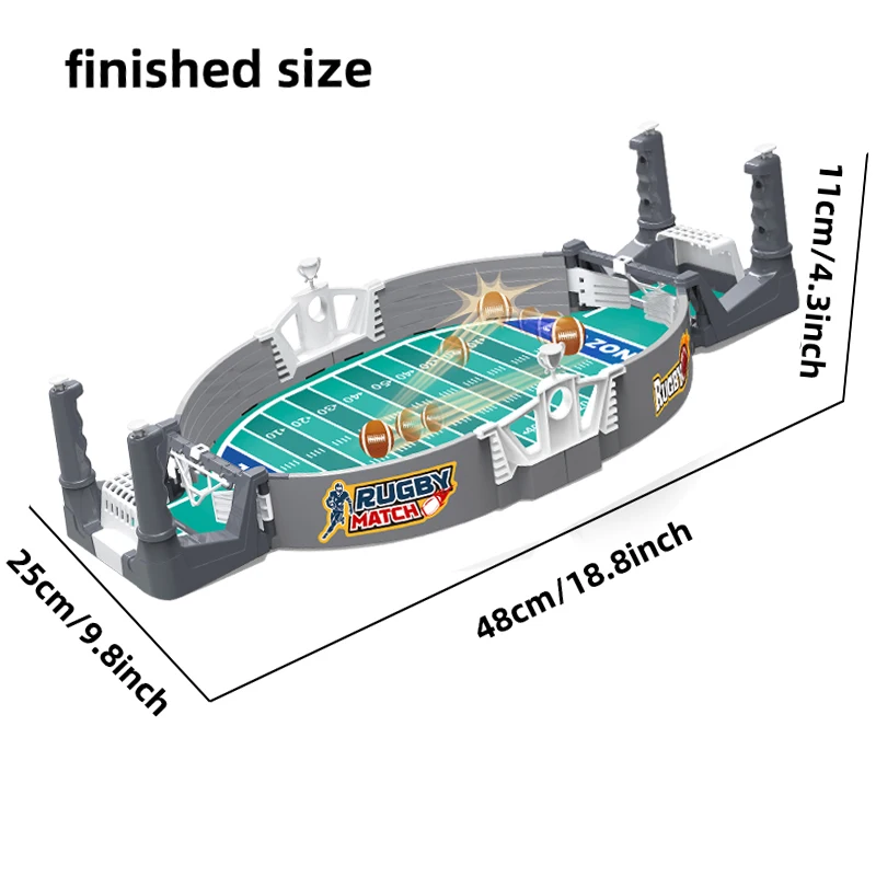 طاولة كرة قدم للأطفال لاعبين طاولة معركة لعبة ألغاز تفاعلية بين الوالدين والطفل، ألعاب طاولة رياضية #5