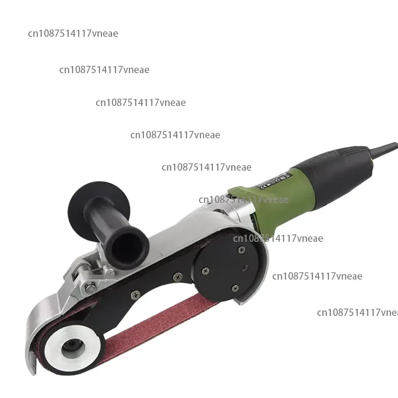 Curved Edge Belt Sander Pipe Surface Grinder Small Metal Rust Removal Brushing Stainless Steel Tube Polishing Machine