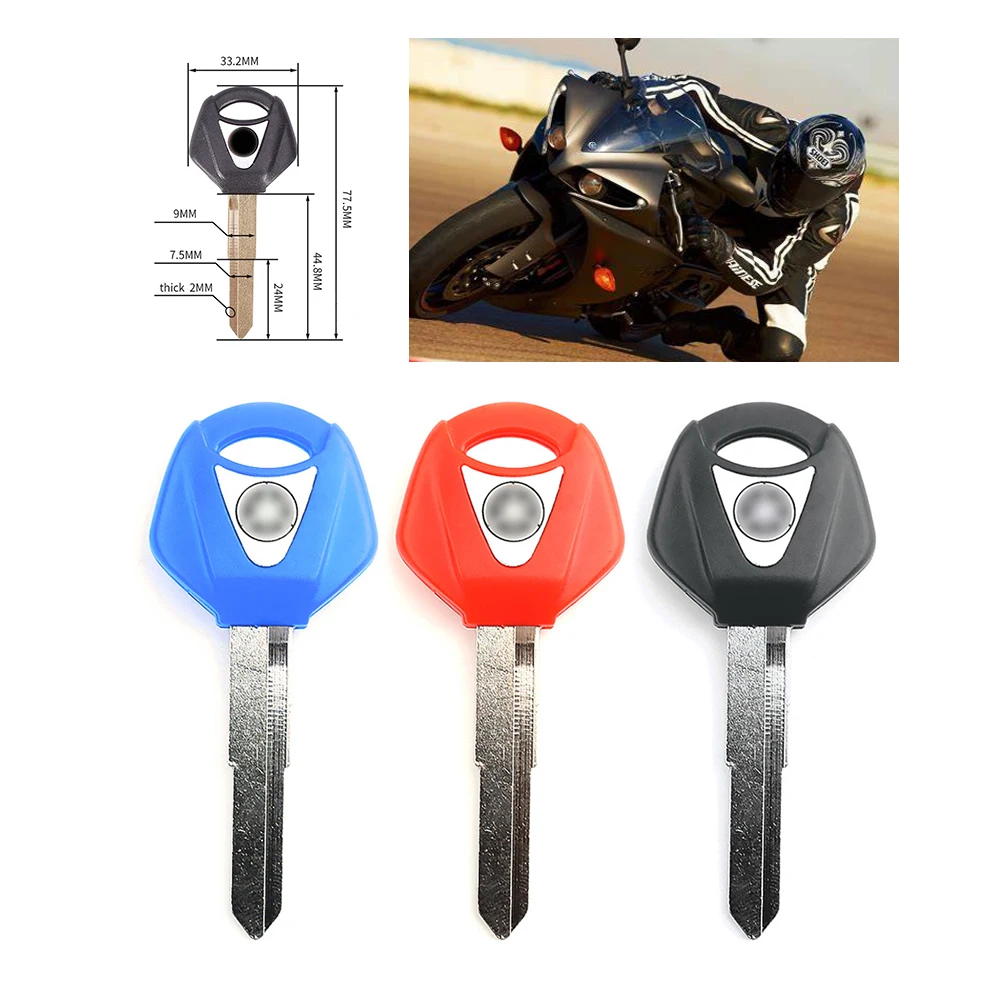 For Yamaha TMax 500 530 560 Xp500 Xp530 FZ1 FZ4 FZ6 FZ8 XT660 XJR1300 FJR1300 XJ6 Blank Key Uncut Blade Motorcycle universal CNC