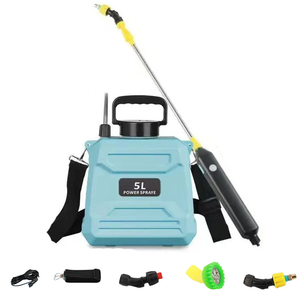 5L Shoulder Sprayer Automatic Sprayer Bottle USB Rechargeable Garden Water Sprayer Multi-Function for Lawn Garden