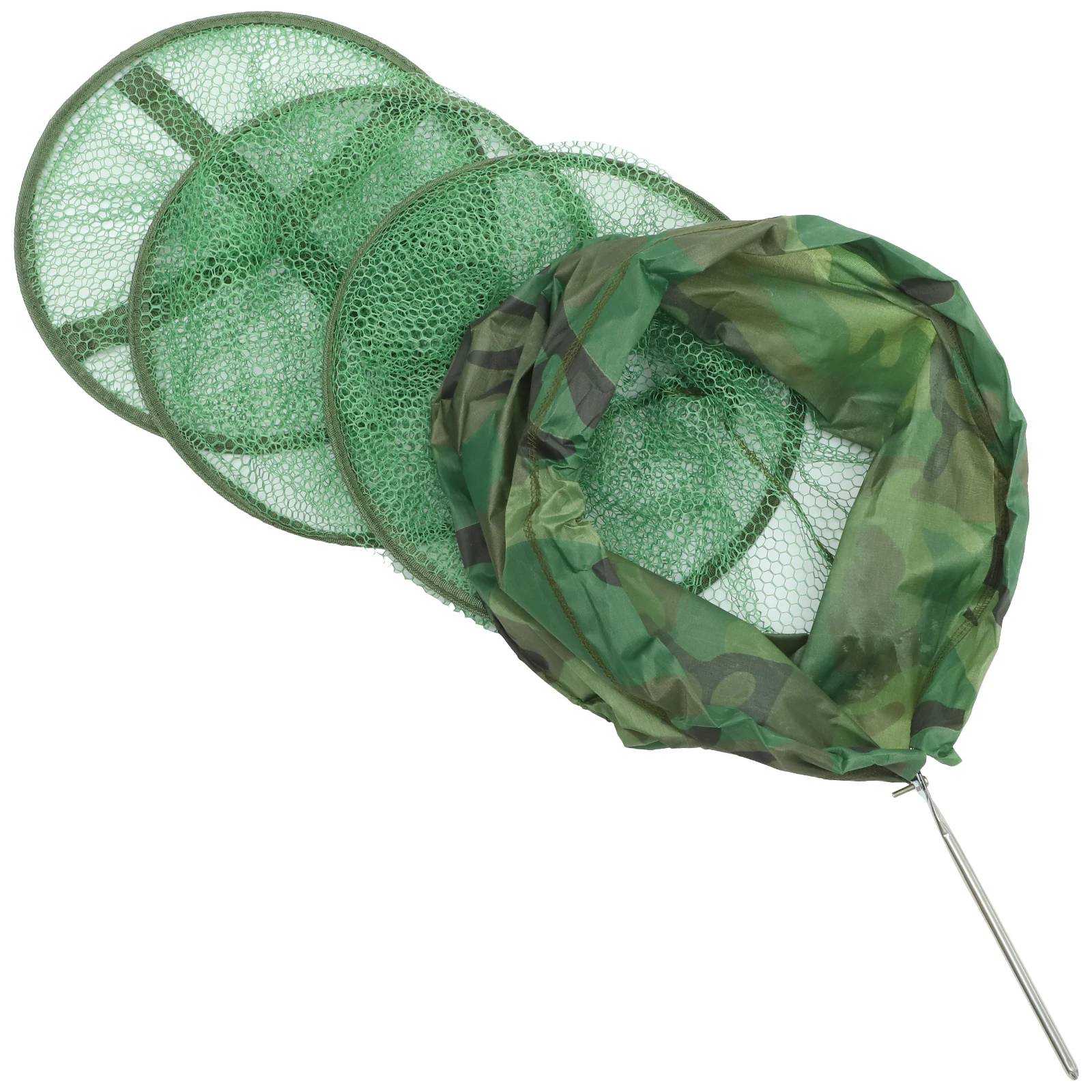 

Fishing Net Bag 30cmX145cm Foldable Fishnets Guard Baskets Reusable Mesh Netting Storage Supplies Pu Rubberized
