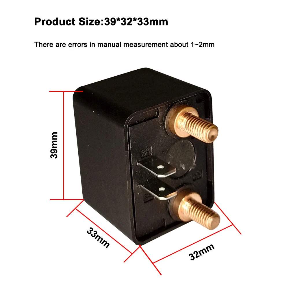 120A 200A DC12V 24V Power Control Relay Car Starting Device