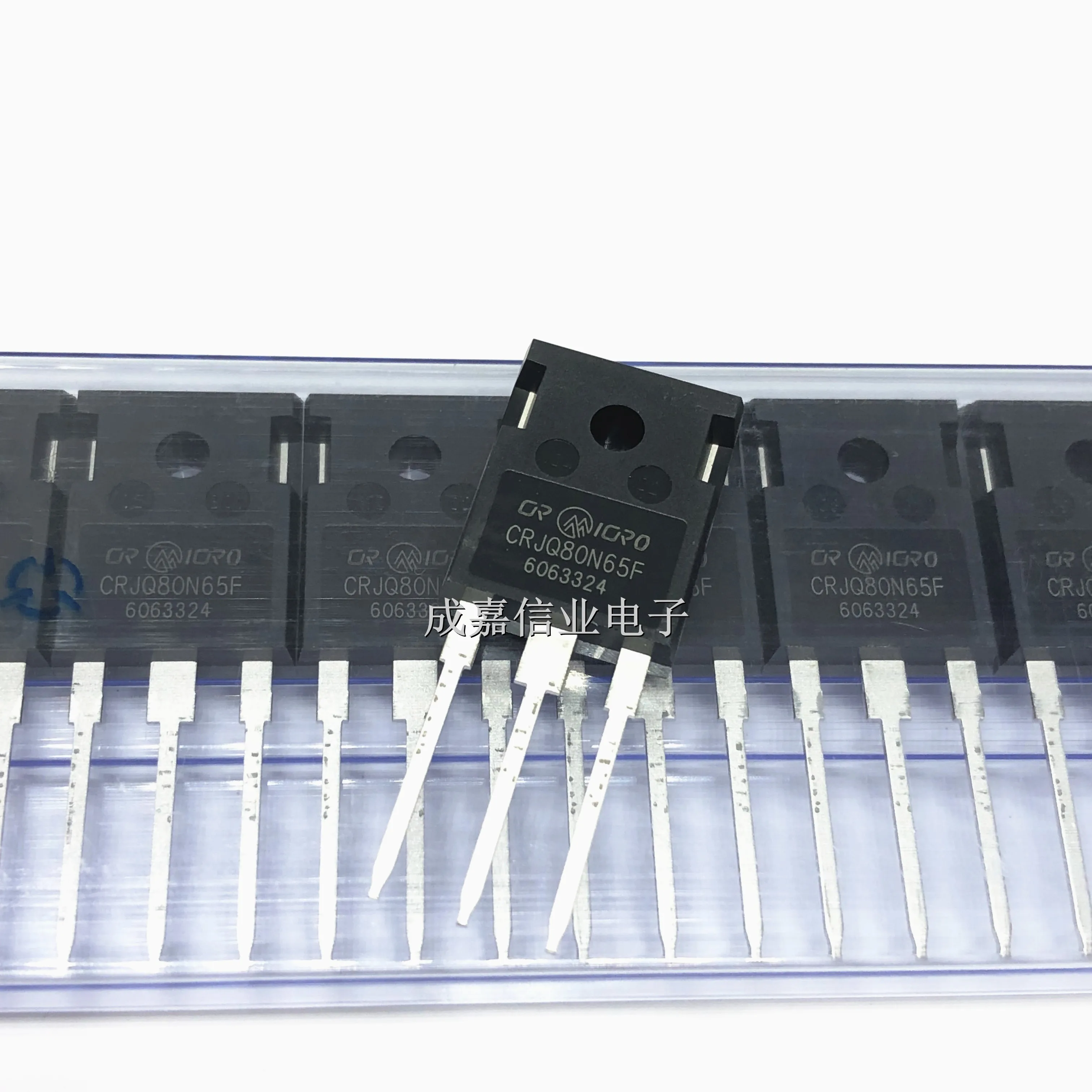 10pcs/Lot CRJQ80N65F TO-247-3 SJMOS N-MOSFET 650V, 77mΩ, 40A Operating Temperature;-55C-+150C
