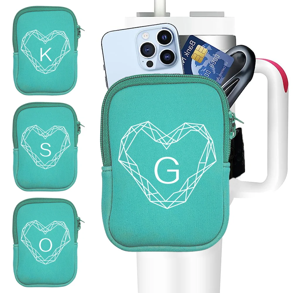 Sports Kettle Neutral Water Bottle Pouch Outdoor Sports Fitness Accessories Diamond Printing Wrist Pouch for Men and Women