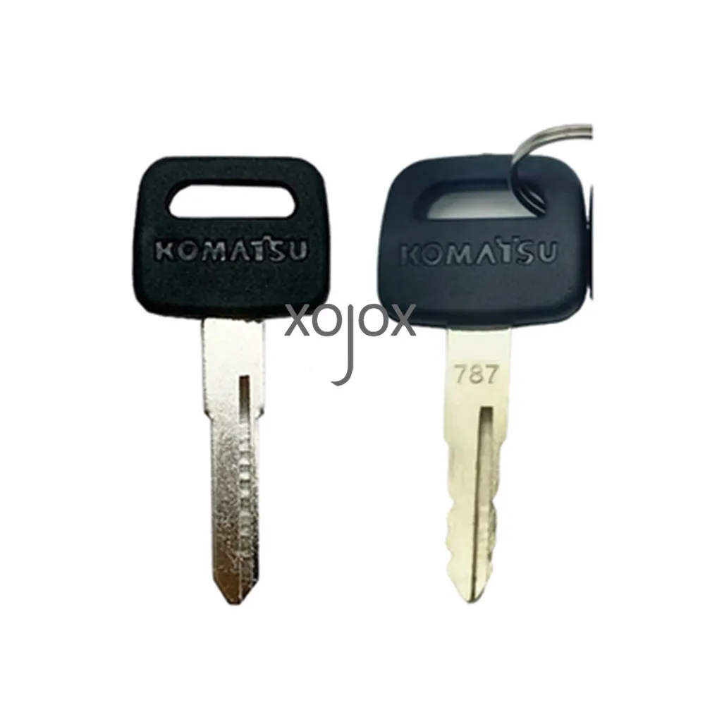 XOJOX Excavator Parts For Komatsu Excavator 70 110 130 200 210 220 300 50 65 Open Door Ignition Key Excavator Accessories