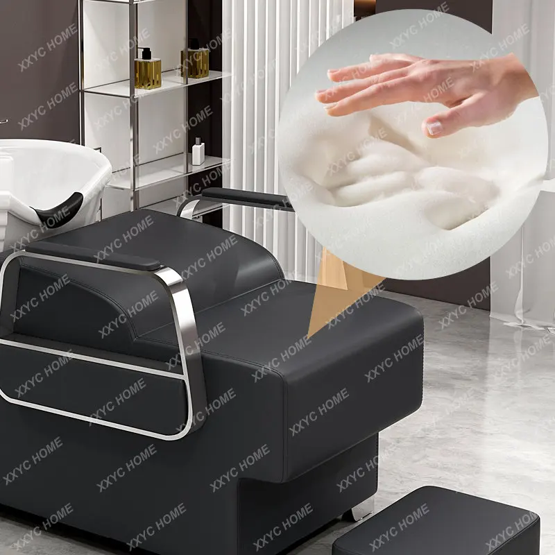 

Shampoo Chair Hair Saloon Dedicated Salon Simple Half Lying Flushing Bed