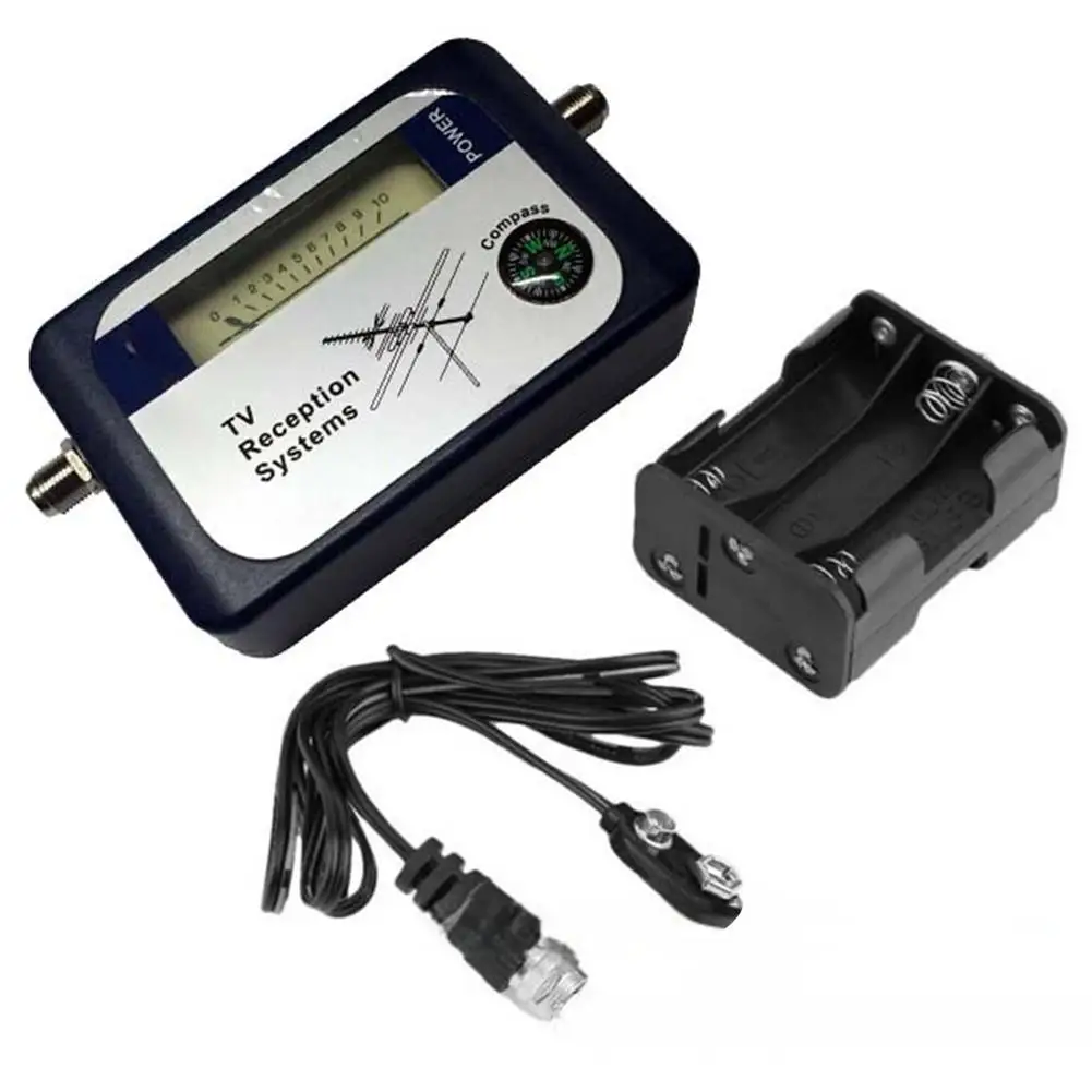 DVB-T Digital TV Antenna Signal Meter with Buzzer and Signal Strength Display for Enhanced Antenna Positioning