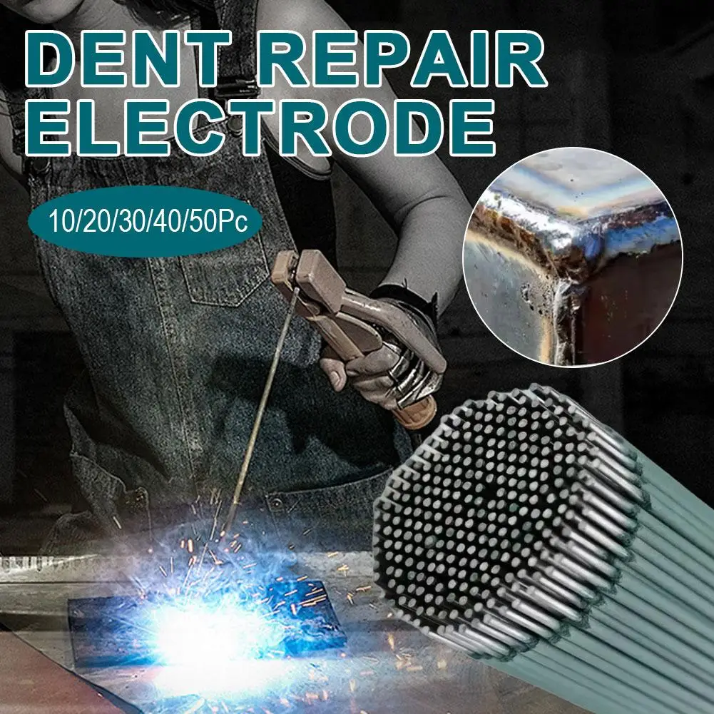 

10-50Pcs Arc Welding Rods Stick Electrodes 2.0mm Mild Steel Carbon Steel E6013 J422 All Position General Purpose Farm Rod Repair