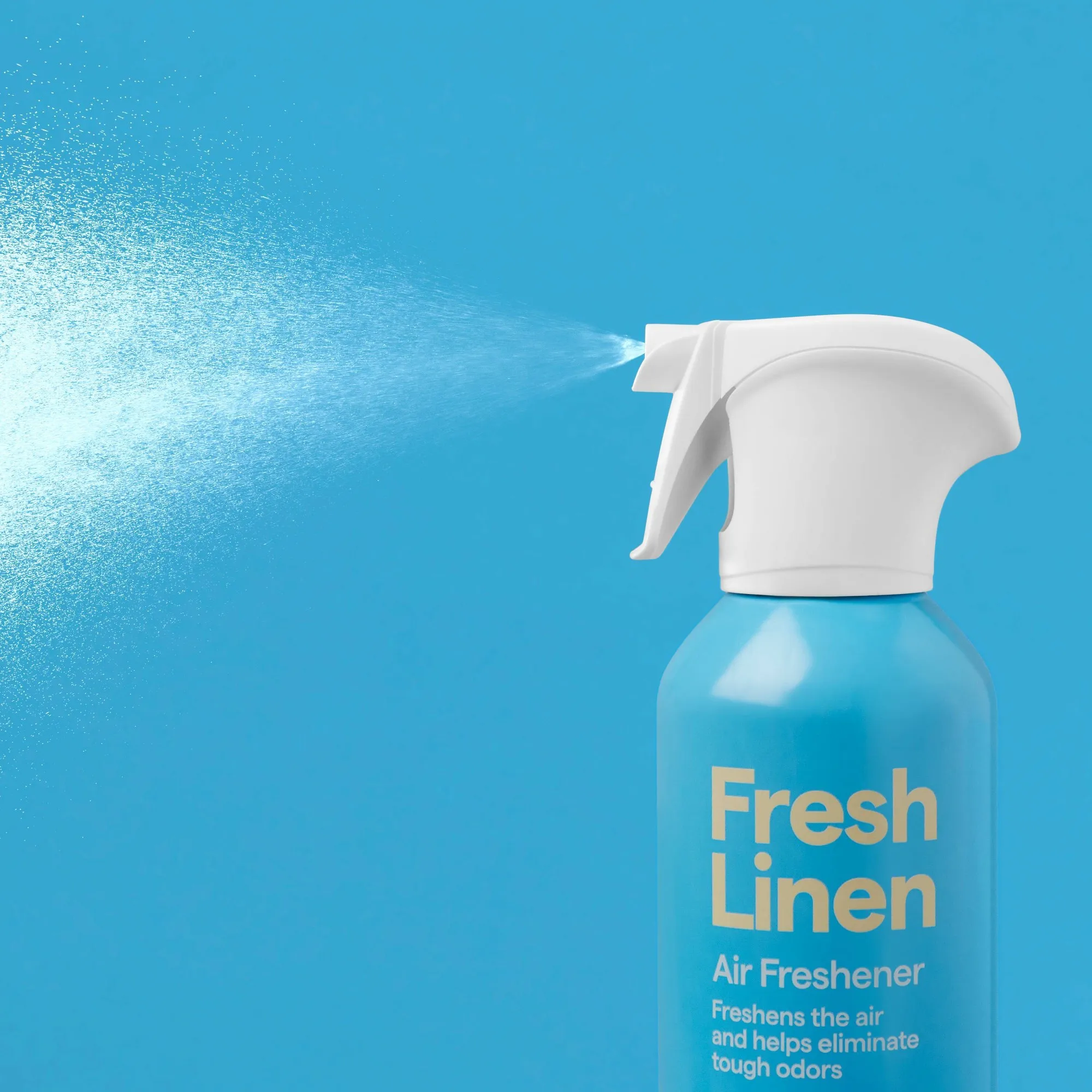2pcs Fresh Linen Aerosol Room Spray Air Freshener, Paraben Free Dye Free Home Bathroom Odor Control
