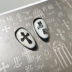 XMQ STAMPING NAIL PLATES CRUCIFIX TEMPLATES HALLOWEEN  IMAGEPLATE