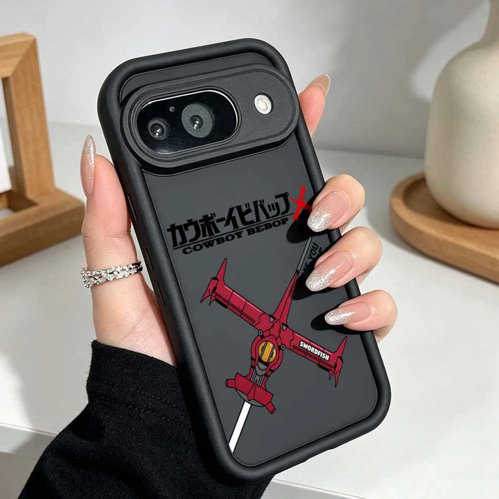 Cowboy Bebop Anime Phone Case For Google Pixel 10 9 8 7 9a 8a 7a Pro XL Eye Ladder Silicone Cover view 3