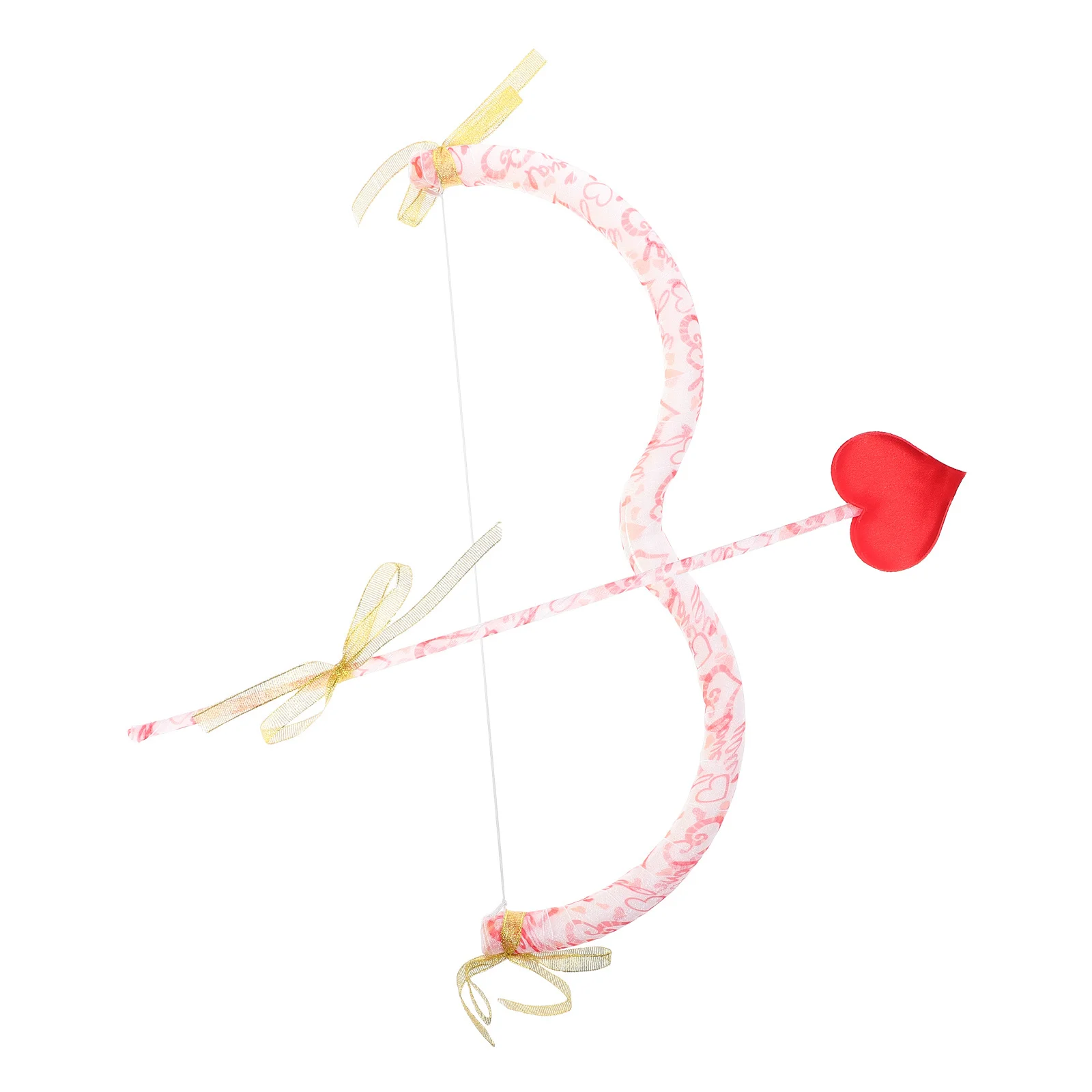 

1pcs Cupid Arrow Valentine Costume Set For Women Angel Wing Bow Prop Decor Craft Kit Party Cosplay Accessory