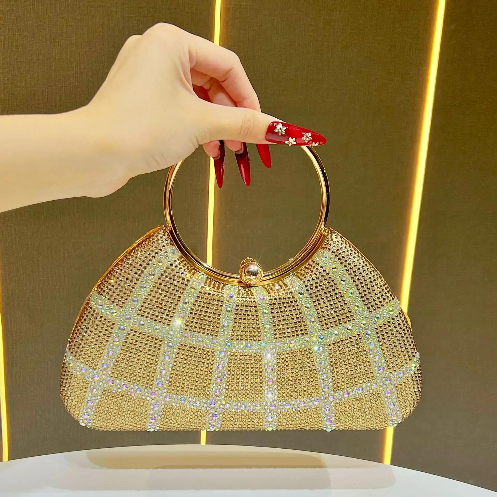 

Luxury Party Wedding Shoulder Crossbody Bags Banquet Handbag Women Evening Bag Dinner Bag Fashion Elegant Clutch Bag