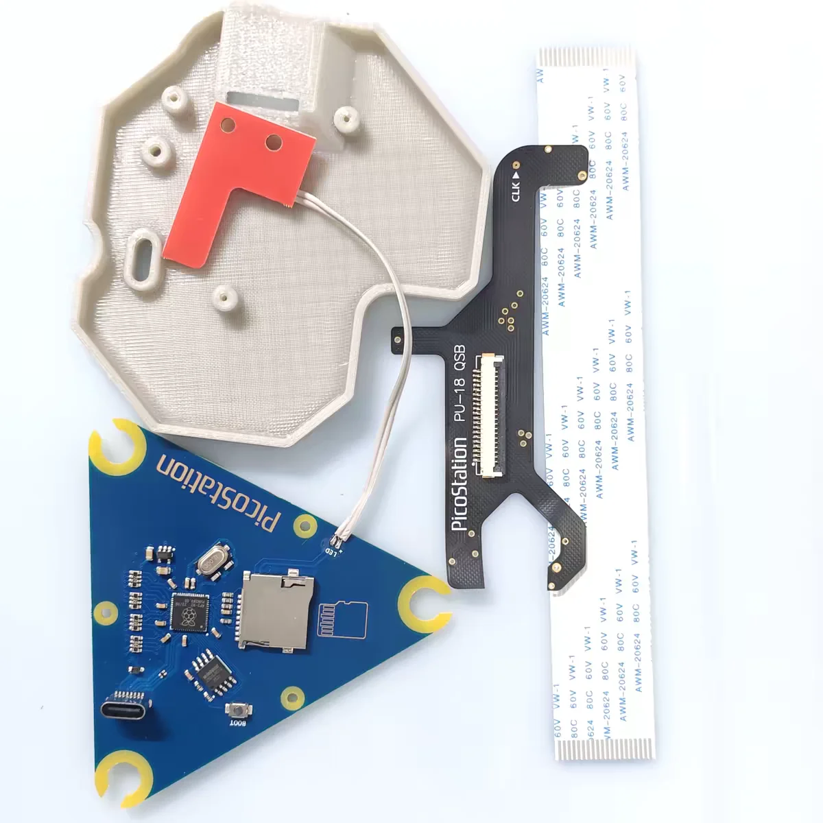 Zestaw PU-18 PicoStation ODE do PS1 PlayStation 1, gra bez dysku, firmware RC4, łatwa aktualizacja, pełny zestaw bez karty TF.