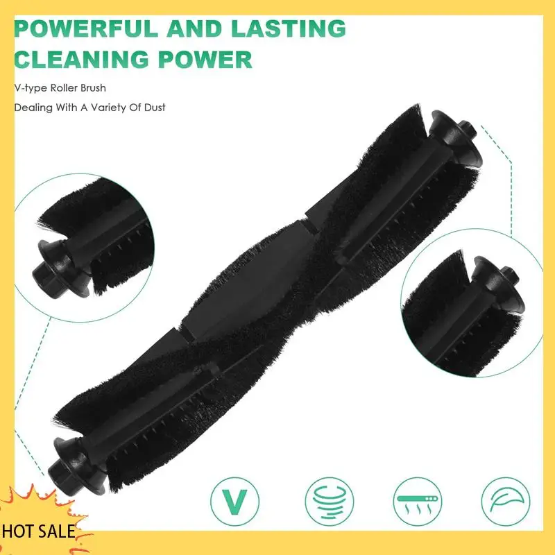 A66Z أكياس الغبار الرئيسية فرشاة جانبية قطع غيار فلتر Hepa لملحقات المكنسة الكهربائية الروبوتية XIAOMI VIOMI S9 #4