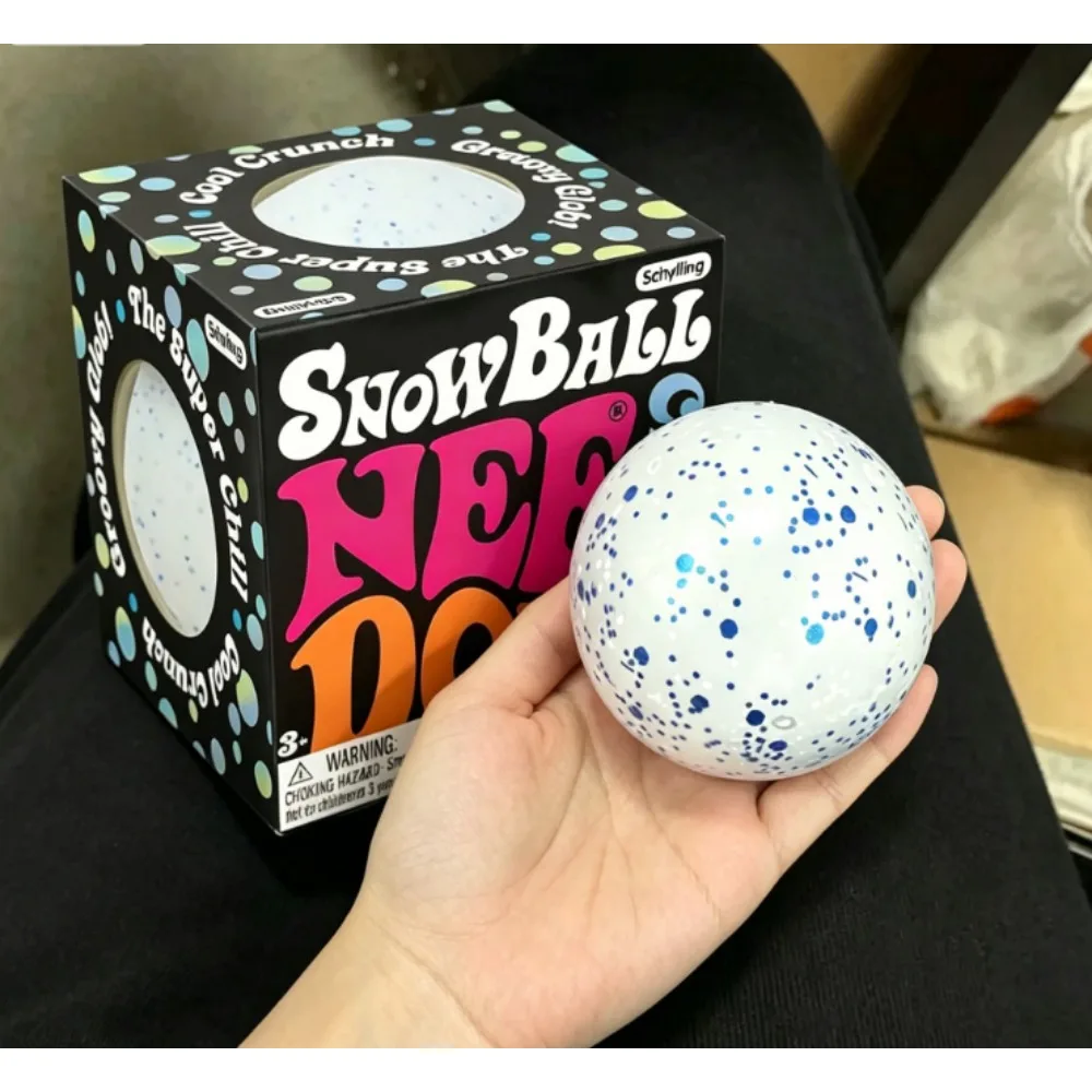 

New Product NeeDoh Snow Ball Crunch Snow Ball Crunch Stress Relief Toy Squeeze Toy Nice Cube Sensory Toy for Adults gifts