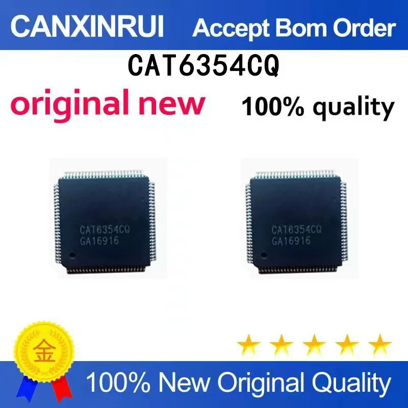 (5pcs-100pcs）Brand new original CAT6354CQ QFP100 LCD TV spot chip