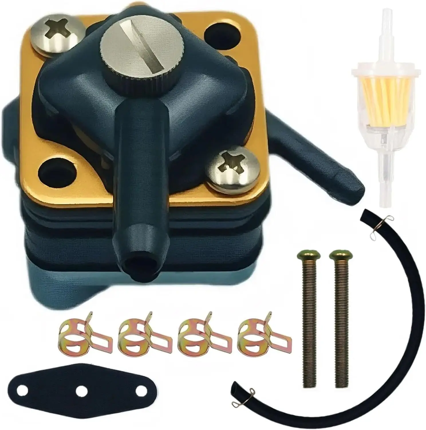 18-7350 377927 388685 Fuel Pump with Fuel Line and Filters For Johnson Evinrude Outboard 3-25 HP 18-7350