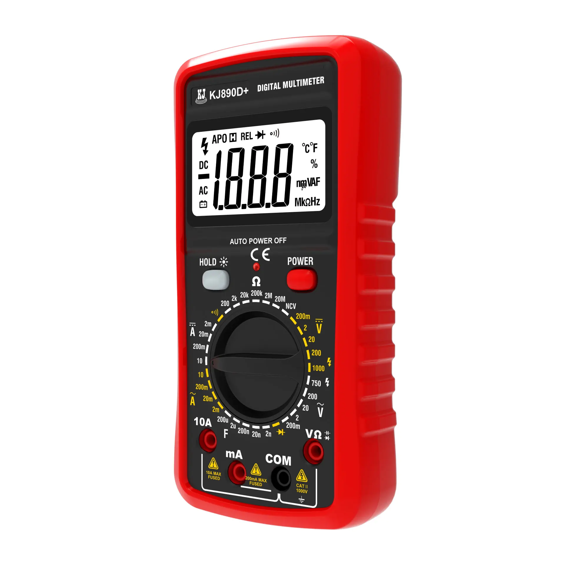 جهاز اختبار السعة DMM - عداد متعدد لعام 1999 لقياس المكثفات والجهد والمقاومة والاستمرارية والصمام الثنائي