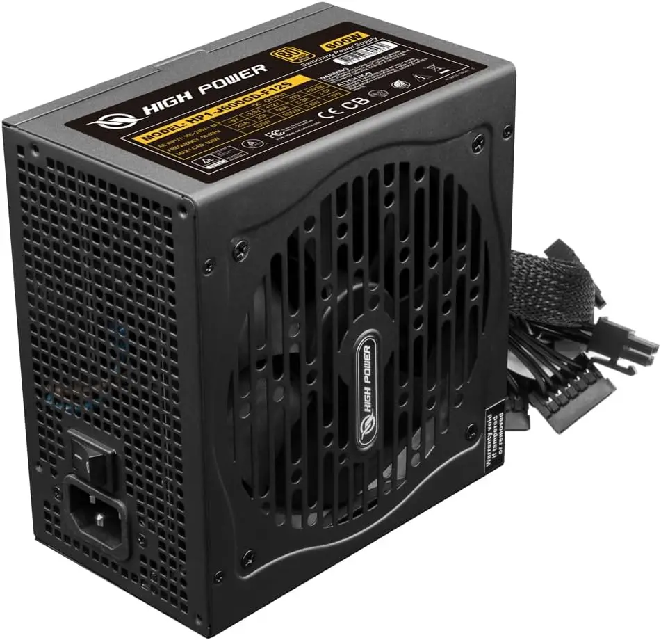 

Блок питания 600 Вт с сертификацией Gold, тихим вентилятором, ATX 12V V2.3/EPS 12V, энергоэффективный.